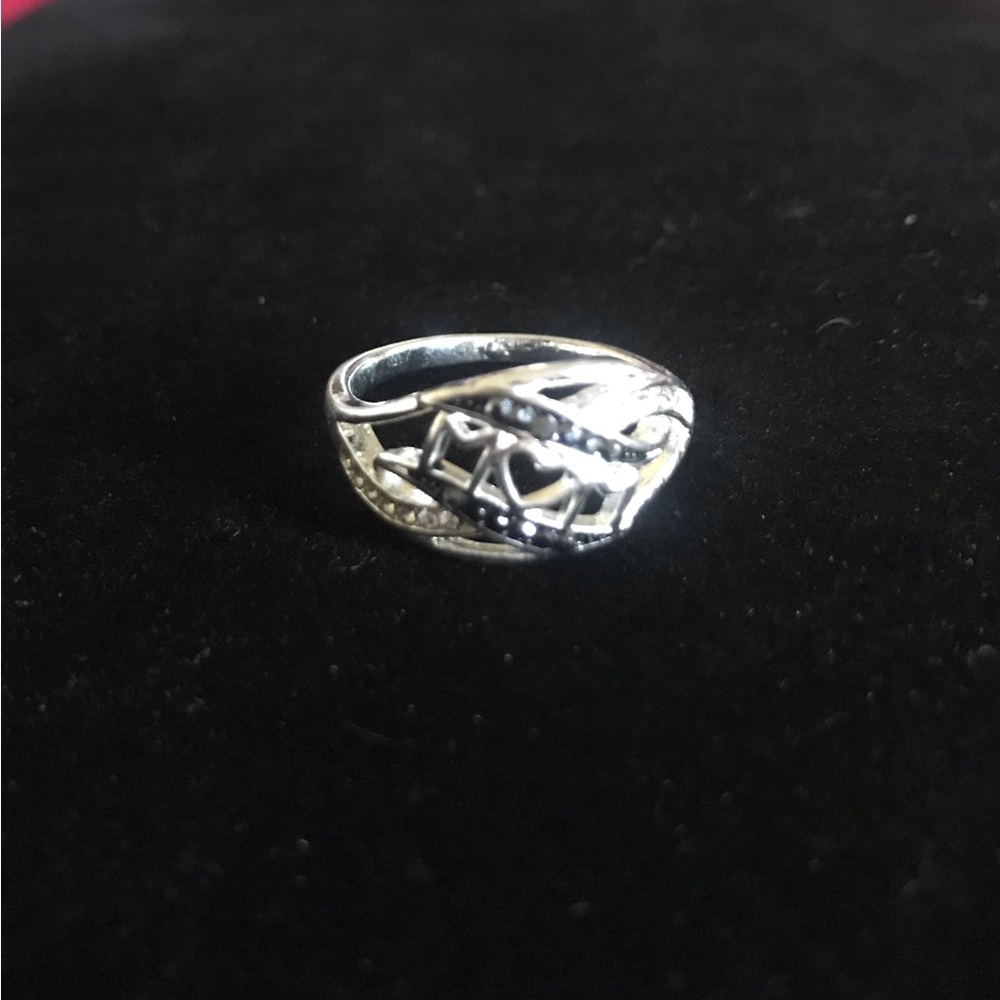 Silver Openwork Women's Ring in Silver for Mom